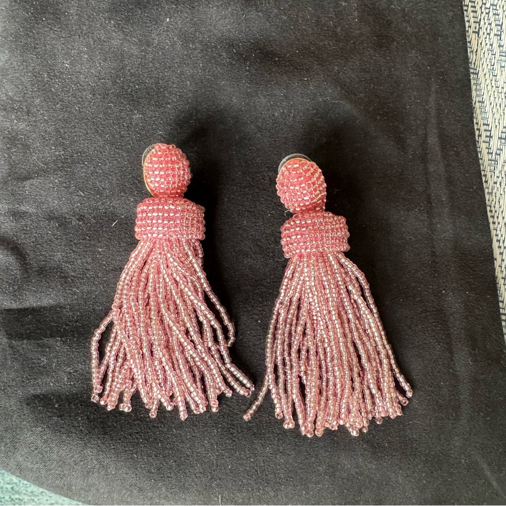 NWOT Baublebar Tassledrop Pink Earrings from Nordstrom